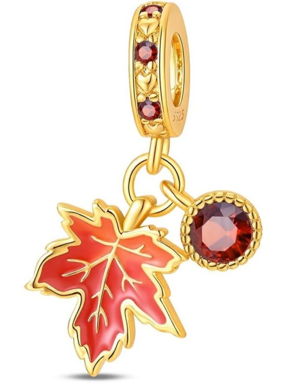 Women's Maple Leaf Butterfly Charms For Bracelets Dangle Pendants & Bead Charm